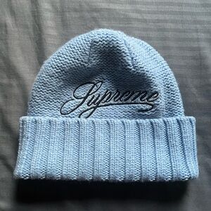 Supreme Sky Blue Knit Beanie